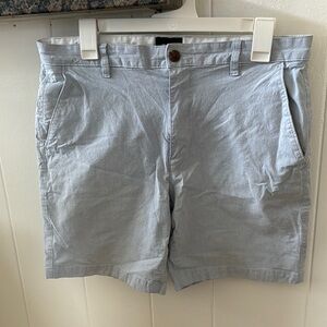 Light Blue Casual Shorts